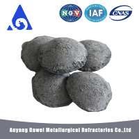 china cast iron 10-50mm black hgih hardness silicon carbide/Sic ball/briquettes