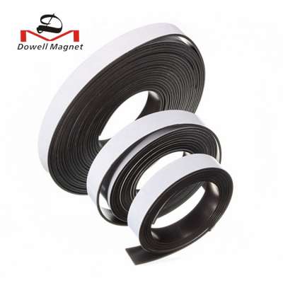 customized size flexible magnetic strip with self adhesive